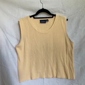Coastal Grandma yellow tank
